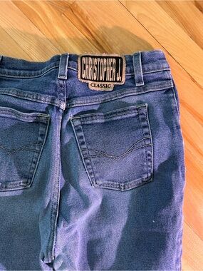 Christopher John Rogers Straight-Leg Jeans in Blue Denim